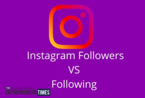 followers and following on Instagram