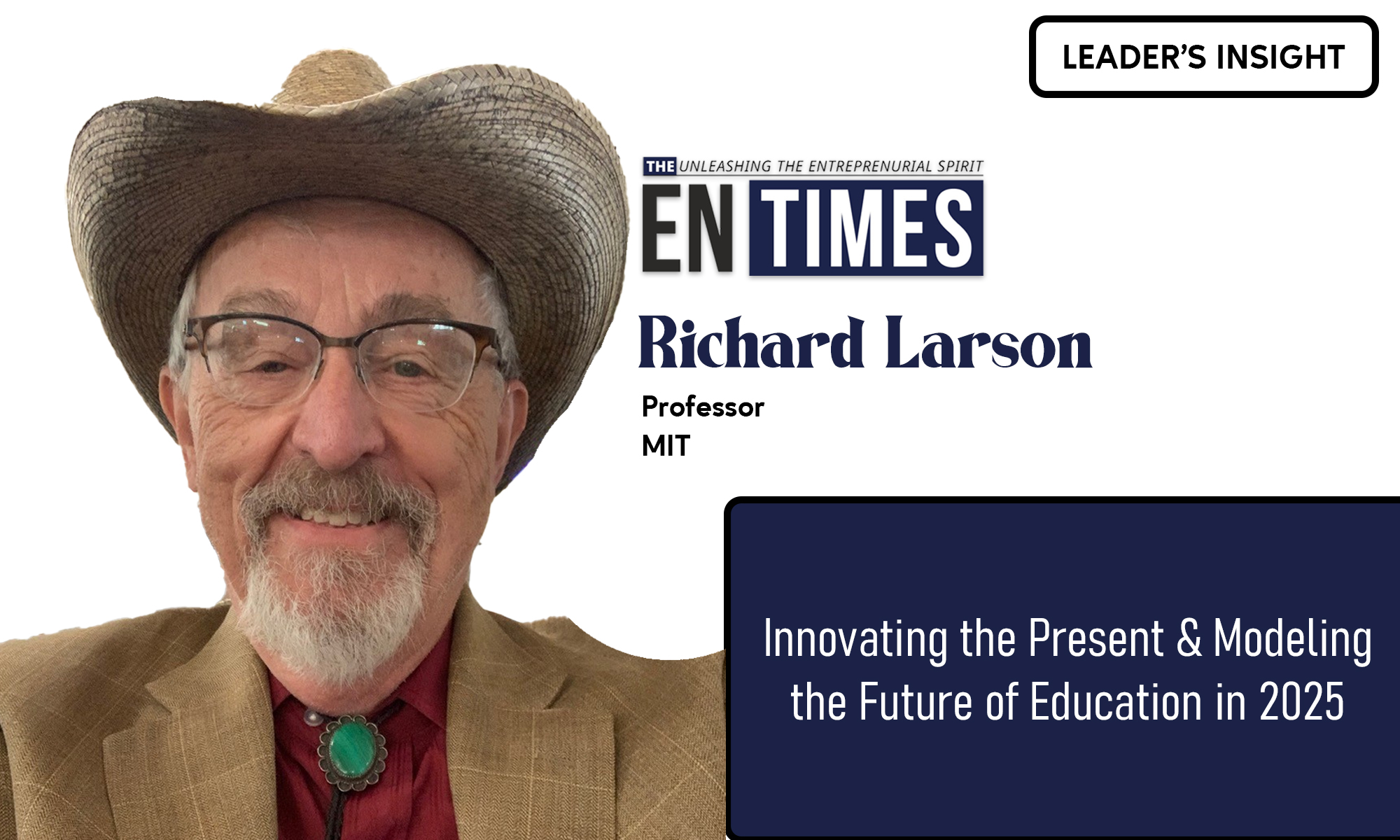 Richard C. Larson Democratizing Education Through Technology and Systems Thinking